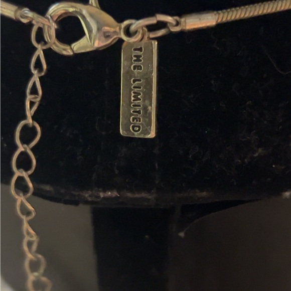 The Limited Gold-Tone Textured Fan Pendant Necklace - Picture 4 of 4